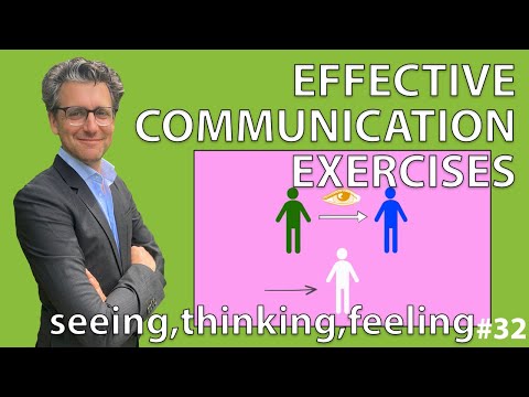 Effective Communication Exercises - Seeing, Thinking, Feeling *32