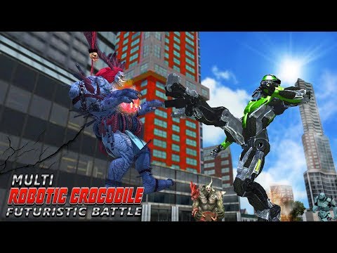 Multi Robotic Crocodile Futuristic Battle