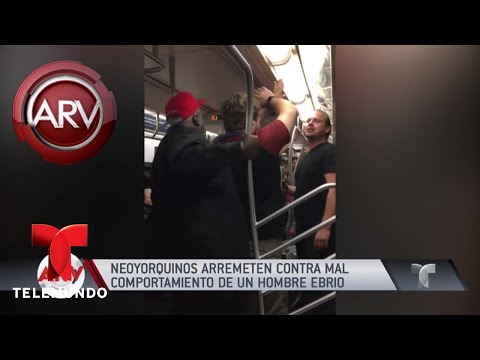 Borracho racista recibe su merecido | Al Rojo Vivo | Telemundo