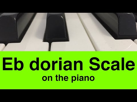 Eb Dorian Scale Piano Tutorial✨