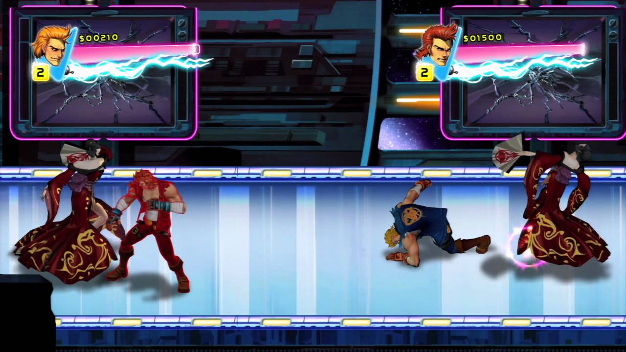 Double Dragon Neon Lighting up PSN in September — New Gameplay