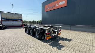 Полуприцеп контейнеровоз Van Hool 20FT/30FT ADR CHASSIS / galvanized / BPW DRUM / ADR / NL-chassis | Изображение 4 - Autoline