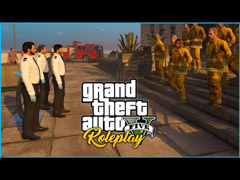 GTA ROLEPLAY #063 👮 Jeden Tag stirbt einer & die Feuerwehr ● LuckyV.de