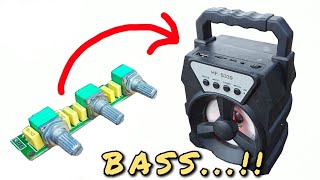 Download lagu How to increase the bass of active Bluetooth karaoke speakers with Tone Control mp3