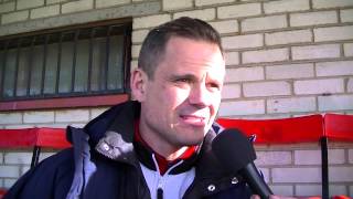 preview picture of video 'Neil Kitching talks to Gary Hazlehurst Stafford FM vs Brigg Town 11/04/15'