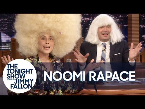 Noomi Rapace and Jimmy Struggle to Keep Serious in Wild Wigs