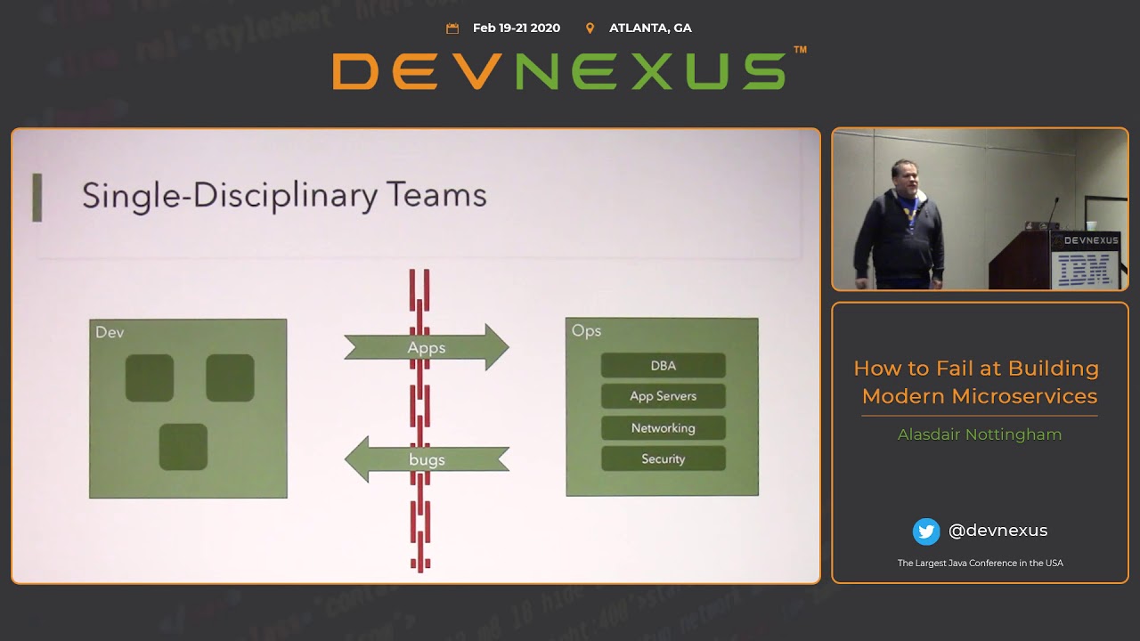 Devnexus 2020   How to Fail at Building Modern Microservices   Alasdair Nottingham