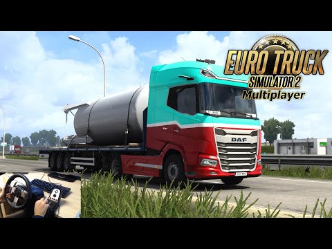 London - München | Ein sehr leiser Motor - DAF XG+ | Let's Play ETS 2 MP #326 [G27]