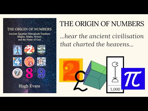 Origin of Numbers, Ancient Egyptian Hieroglyph Numbers, Shapes, Maths, Vowels, and the Name of God.