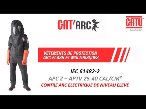 CATU PROTECTION ARC FLASH 25-40 CAL/CM²