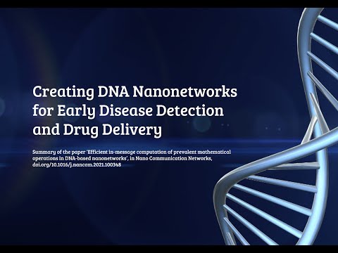 Creating DNA Nanonetworks for Early Disease Detection and Drug Delivery