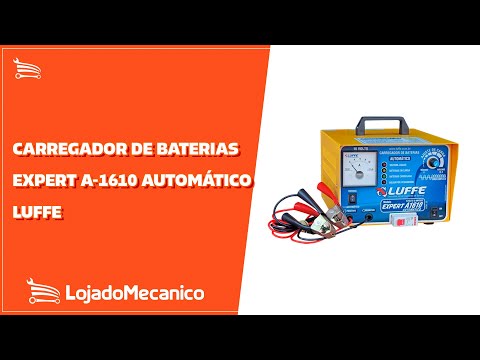 Carregador de Baterias Expert A-1610 Automático 16V 10A 110/220V - Video