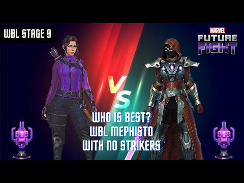 Gamora vs Kate Bishop Showcase in WBL Mephisto Stage 9 Without any Strikers and 10% Pierce Only