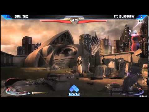 EVO 2013 - Injustice Pool Match EMPR_Theo vs. RTO Blind Ducky