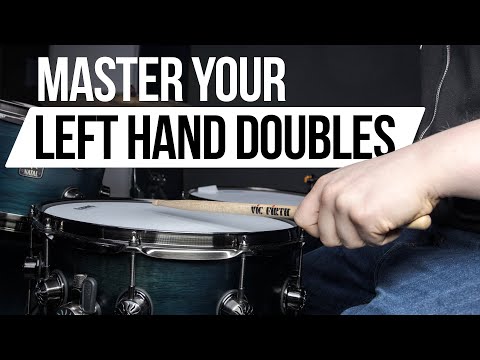 MASTER YOUR LEFT-HAND DOUBLES | Five exercises I used to fix my left-hand double strokes!