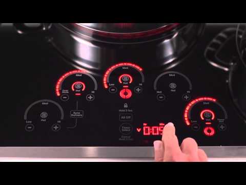 GE Profile™ Series 30" Built-In Touch Control Electric Cooktop (Stainless Steel)