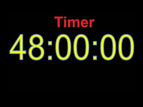 48 Hour Timer 48 Hour Countdown 48 Stunden Countdown Timer 48h timer