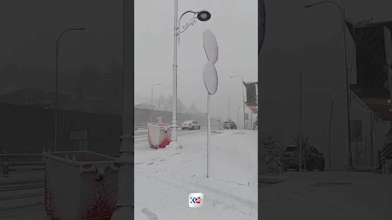 ڤیدیۆ | بەفر حاجی ئۆمەرانی داپۆشیوە و شارەکە سپی پۆش بووە