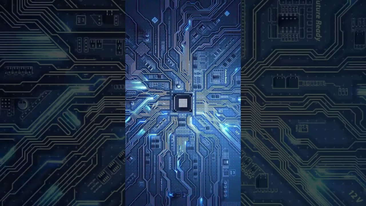 Circuit Board Technology Full HD Live WallPaper 720x1280