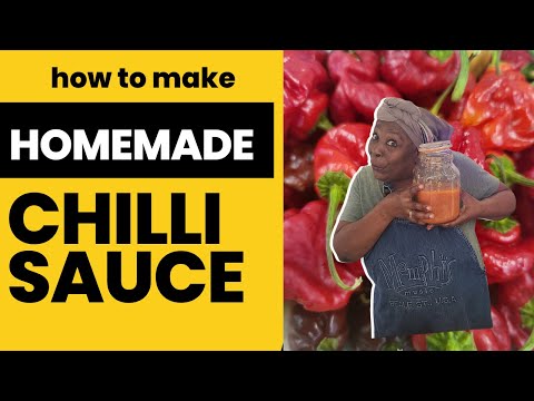 How to make chilli sauce from scratch - Pineapple, Mango, and Scoth Bonnet sauce
