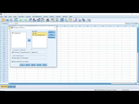 Bivariate Correlation-SPSS tutorial