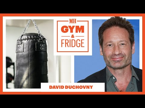 X Files Star David Duchovny Shows Off His Gym & Fridge | Gym & Fridge | Men's Health