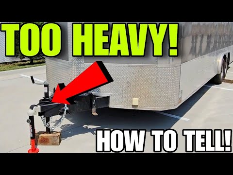 TOO HEAVY!! Gen2 BTBRV Tongue Weight Scale! RV, Utility, Dump and Cargo Trailers!