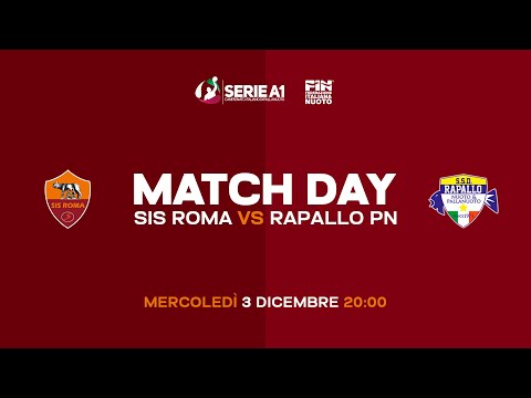 SIS ROMA vs RAPALLO | Serie A1 femminile 2025/2026