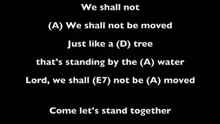We Shall Not Be Moved