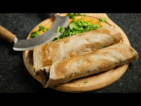 Vegan Masala Dosa - Indian Street Food Recipes