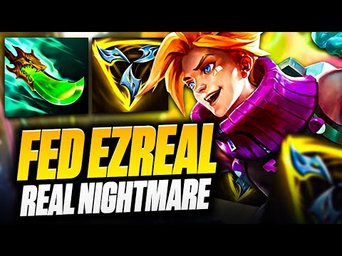 No one can 1 vs 9 like a fed Ezreal (Challenger Ezreal SoloQ Highlights)