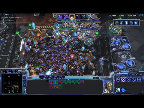 StarCraft 2 Evil LotV 3 Players Co-op Campaign Mission 16 - Templar's Charge