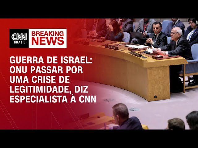 Guerra de Israel: ONU passa por uma crise de legitimidade, diz especialista à CNN | BASTIDORES CNN