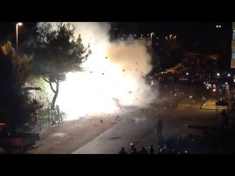 Pupo Capodanno 2014 Gallipoli - via Agrigento - lo scoppio