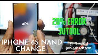 iPhone 6s  20% 3utool error (Nand Change Information ) #AsiaTelecom -Watch us Live on FB