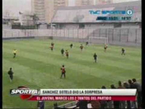 Amistoso de Invierno 2008 - Racing vs Quilmes - Gol de Sanchez Sotelo (2 - 0)