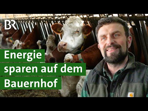 Energieberatung für Landwirte: Tipps zum Stromsparen am Hof | Unser Land | BR