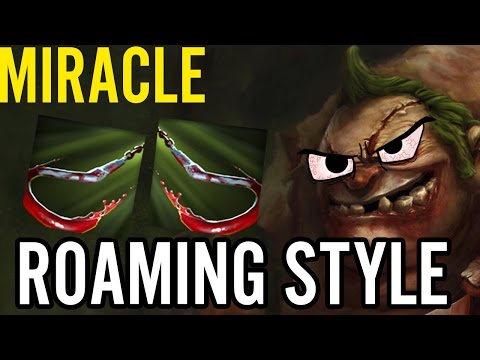 Dota 2 Miracle- Pugde Roaming Style - 9k hooks ain't all perfect