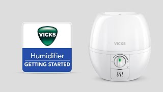 Vicks 3-in-1 Sleepy Time CoolMist Humidifier, Diffuser VUL500 - Getting Started