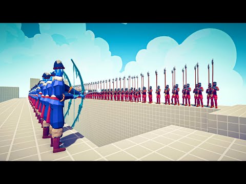 50x ICE ARCHER vs 50x UNITS - 🏹Totally Accurate Battle Simulator TABS