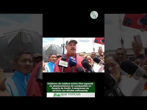 Sobre el combustible en Rosario de Perijá Zulia Venezuela habló el gobernador Luis Caldera