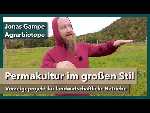 Permakultur für landwirtschaftliche Betriebe | Jonas Gampe & Agrarbiotope | Rundgang 1 | 2023