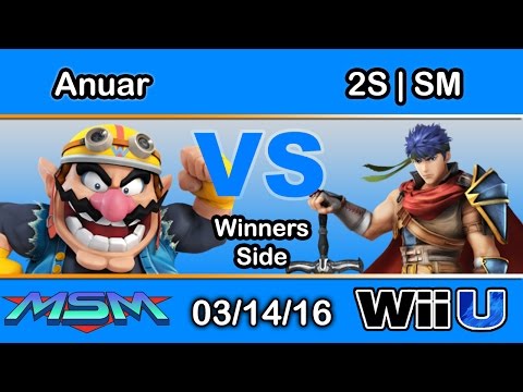 MSM 41 - Anuar (Wario) Vs. 2S | SM (Ike) Winners Side - Smash Wii U