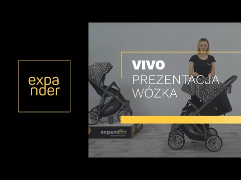 Wózek spacerowy Vivo marki Expander spacerówka z pompowanymi kołami
