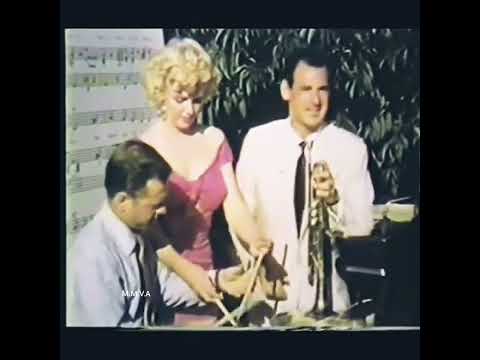 Footage of Marilyn Monroe at a press party in August 1952 at Ray Anthony's home. Rare 1955 interview