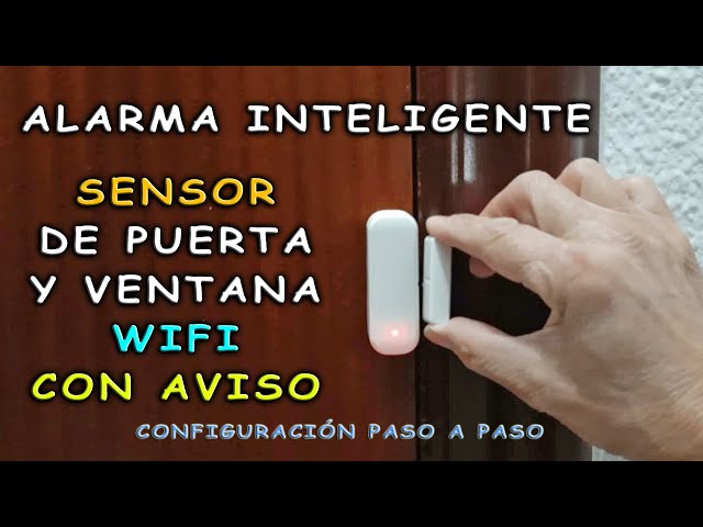 Vídeo relacionado con Tuya Smart WiFi Sensor de Puerta Puerta Ventana Detectores Abiertos/Cerrados App Wi-Fi Notificación Alerta Alerta Soporte Alexa Google Home