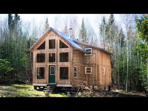 Cabin Build TIMELASPE (Off-Grid Canada)