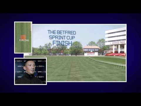 Frankie Dettori's Flyover of the Betfred Sprint Cup