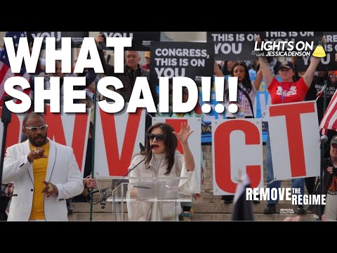 NO ALTERNATIVE to Trump's IMPEACHMENT & REMOVAL | Jessica Denson''s FULL SPEECH at Remove the Regime