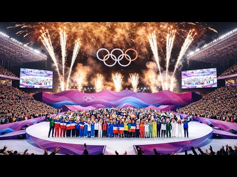 Winter Olympics 2026  The UnforgettableClosing Ceremony epic parade & fireworks finale